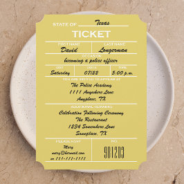 Einladungen zur Polizeischulung für Gold-Ticket