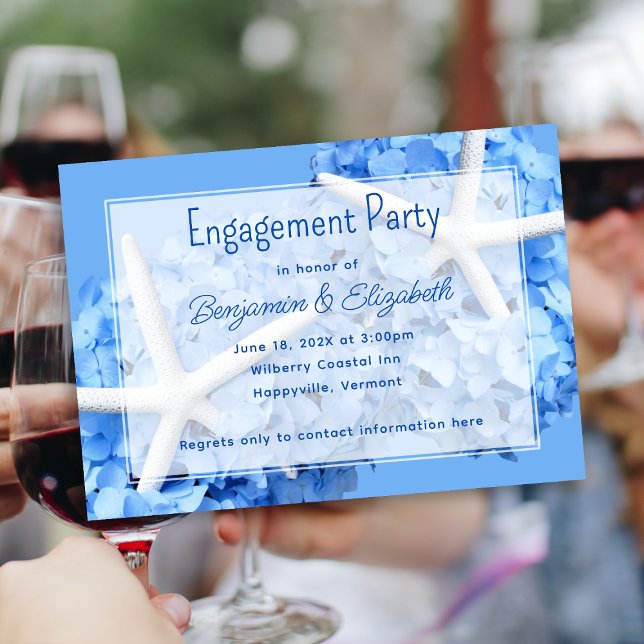 Einladungen zur "Seaside Garden Engagement Party" (Von Creator hochgeladen)
