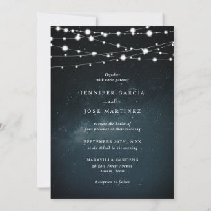 Einladungen zur Starry Starry Night Hochzeit