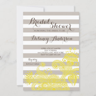 Einladungen zur Vintagen Blütenleiste (Streifen)