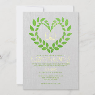 Einladungen zur Vintagen Gartenhochzeit