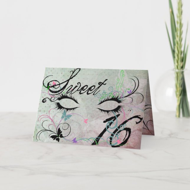 Einladungs-Gruß-Karte des Maskerade-Bonbon-16 Einladung (Vorderseite)