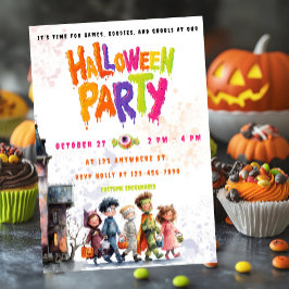 Einladungs-Karte für kleine Monster