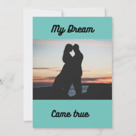 Einladungs-Paar mit Sonnenuntergang individuell an Einladung