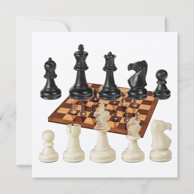 Einladungs-Schach-Turnier Einladung (Vorderseite)