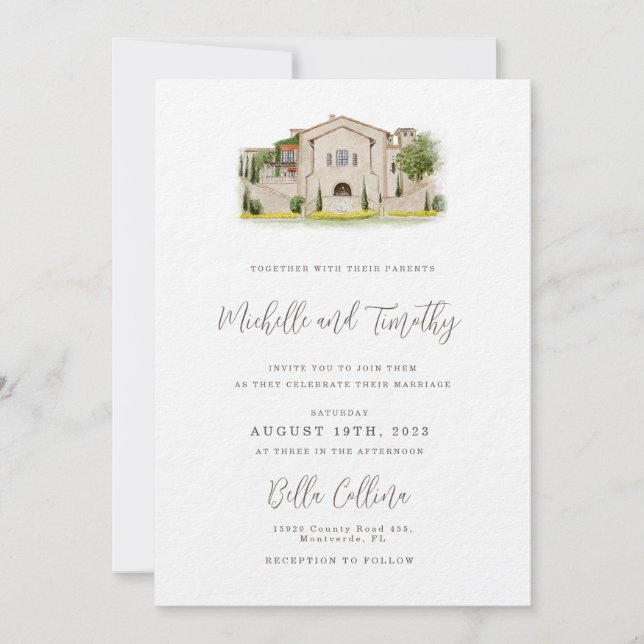 Einladungs-Suite mit Veranstaltungsraum Einladung (Vorderseite)