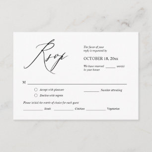 Einladungs-UAWG für Hochzeiten, Karte mit Optionen