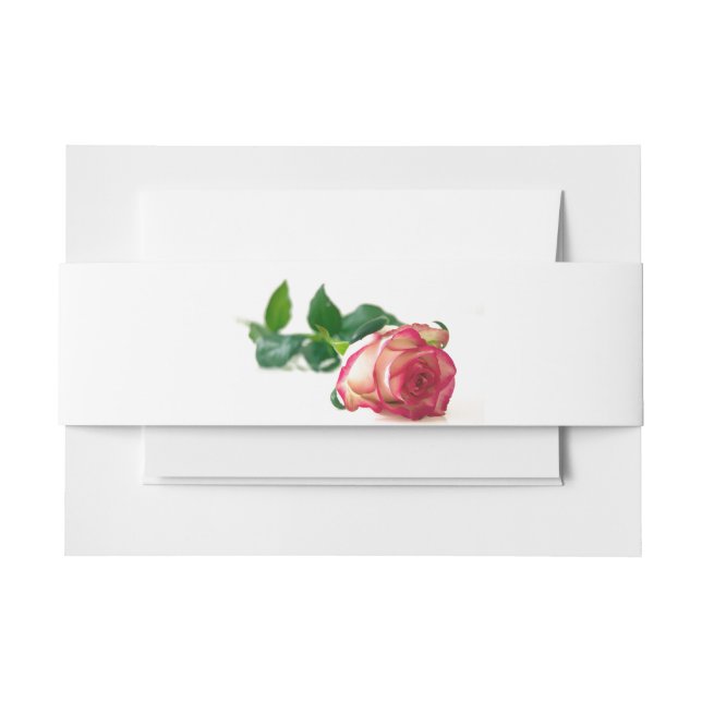 Einladungsband - Design der Single-Rose - HAMbyWG (Vorderseite Beispiel)