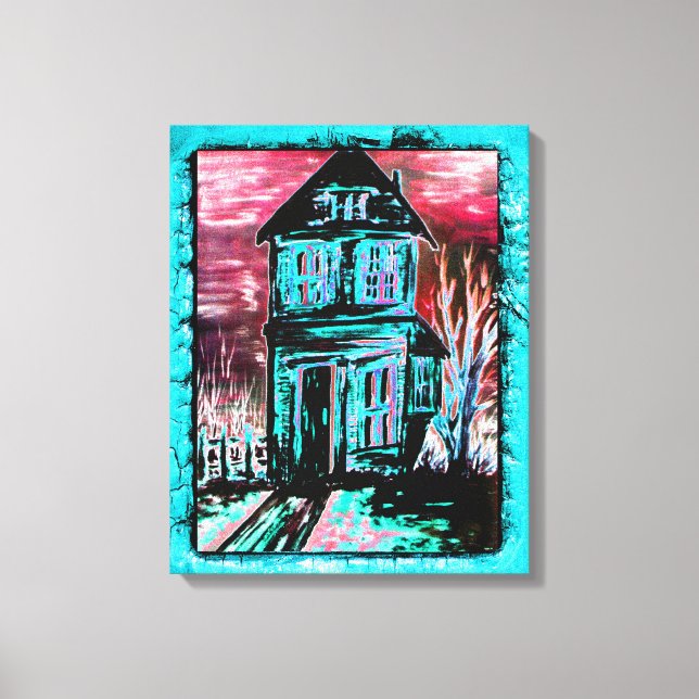 Einladungshaus Leinwanddruck (Vorderseite)