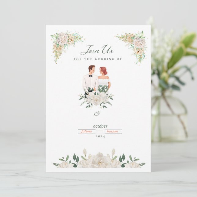 Einladungskarte Einladung (Stehend Vorderseite)