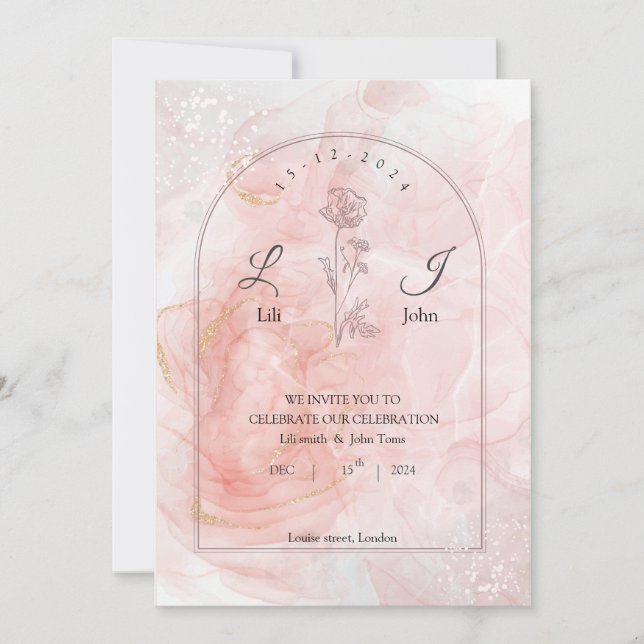 Einladungskarte Einladung (Vorderseite)