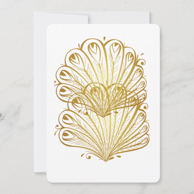 Einladungskarte für das Geschlecht Einladung (Rückseite)