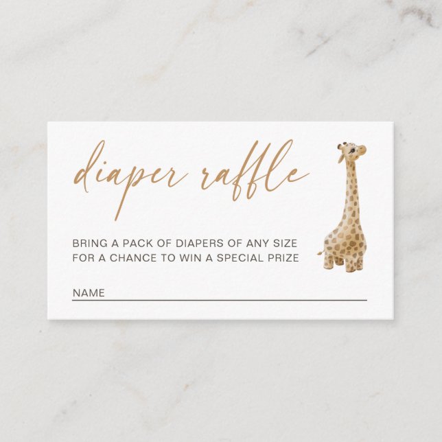 Einladungskarte für das Windeln des Babyduschers (Vorderseite)