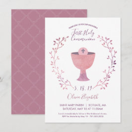 Einladungskarte für die erste heilige Kommunion ei Einladung