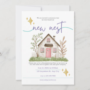 Einladungskarte für die klassische Erwärmung des W Einladung