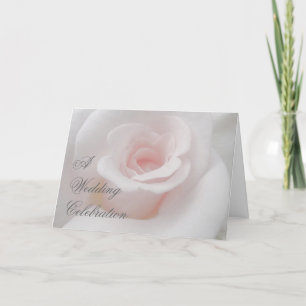 Einladungskarte für eine Rosenhochzeit