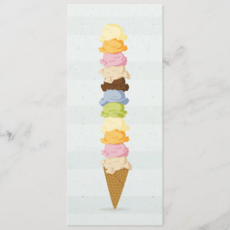 Einladungskarte für Eis Einladung