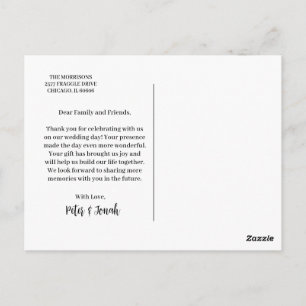 Einladungskarte für Familie und Freunde