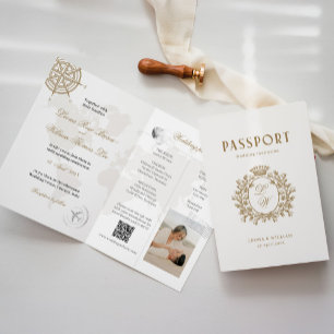 Einladungskarte für Hochzeit in Urlaubsort