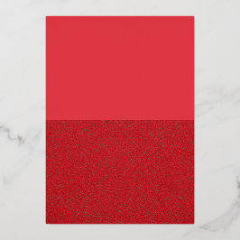 Einladungskarte für Tomatenrotes Split - Anpassen Folieneinladung