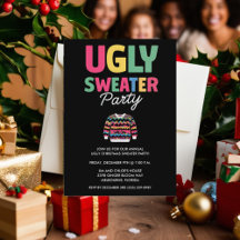 Einladungskarte für Ugge Christmas Sweater Party