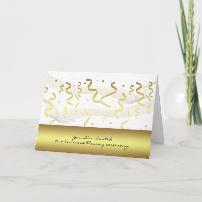 Einladungskarte für Unternehmen - Sie sind eingela (Vorderseite)