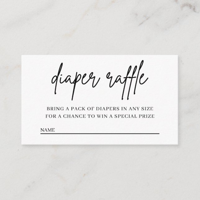 Einladungskarte für Windelwaschmaschine (Vorderseite)