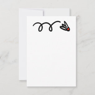 Einladungskarte mit Shuttle-Logo Einladung