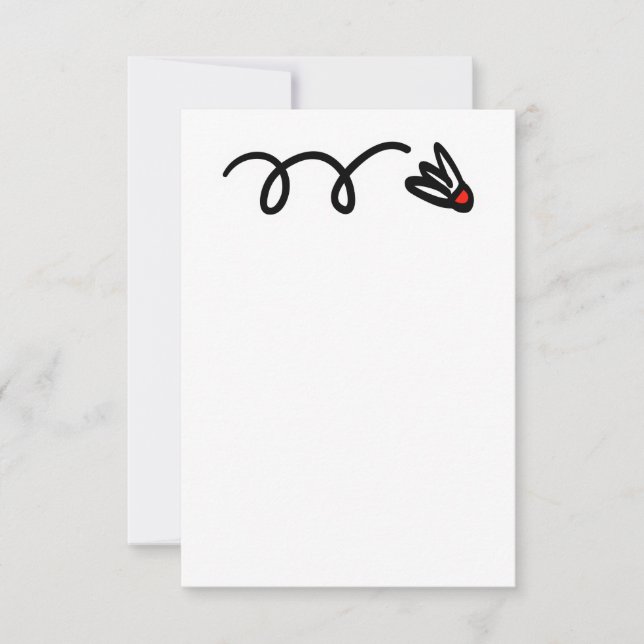 Einladungskarte mit Shuttle-Logo Einladung (Vorderseite)