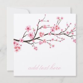 EINLADUNGSKARTE: SAKURA CHERRY BLOSSOMS EINLADUNG