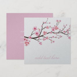 EINLADUNGSKARTE: SAKURA CHERRY BLOSSOMS EINLADUNG