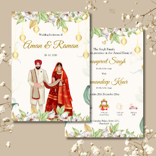 Einladungskarte von Anand Karaj Einladung