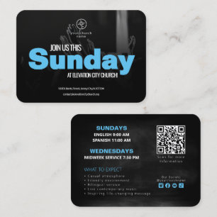 Einladungskarte Vorlage für Join Us Kirche Telefonnummerkarte