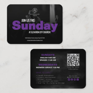 Einladungskarte Vorlage für Join Us Kirche Telefonnummerkarte