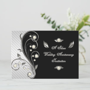 Einladungskarte zum 25. Hochzeitstag Einladung