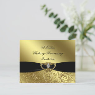 Einladungskarte zum 50. Hochzeitstag Einladung