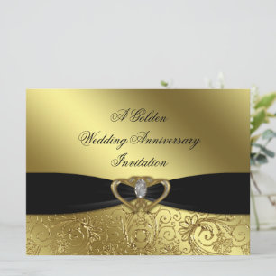 Einladungskarte zum 50. Hochzeitstag Einladung