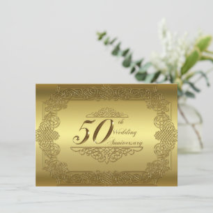 Einladungskarte zum 50. Hochzeitstag Einladung