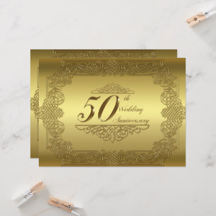 Einladungskarte zum 50. Hochzeitstag Einladung