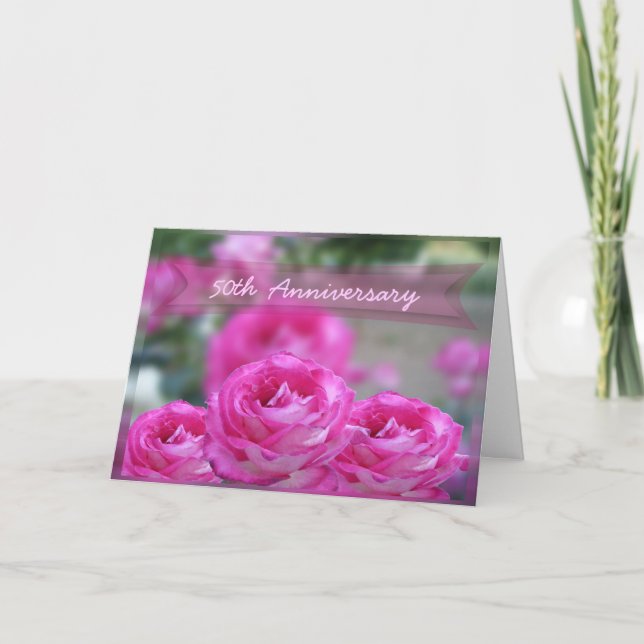 Einladungskarte zum 50. Jahrestag (Vorderseite)