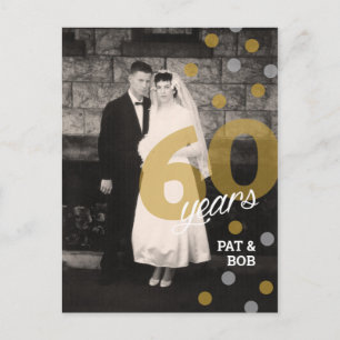 Einladungskarte zum 60. Hochzeitstag