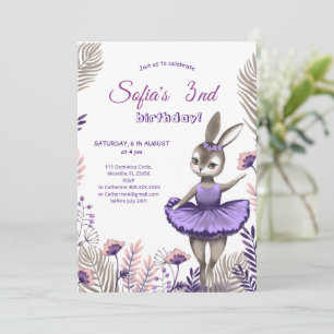 Einladungskarte zum Geburtstag.