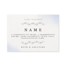 Einladungskarte zum Minimalistischen Florentiner J