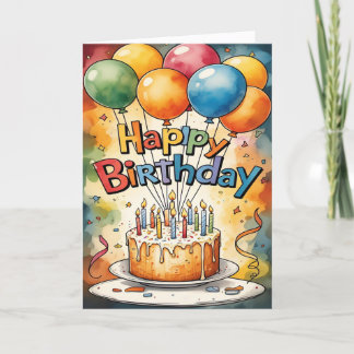 Einladungskarte zum personalisierten Geburtstag