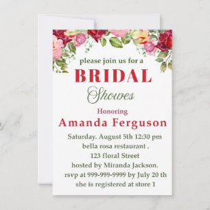 Einladungskarte zur Brautparty 