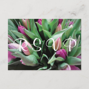 Einladungskarten für uAwg   Pink Tulpe Blume