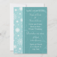 Einladungskarten für Winterhochzeiten Foto