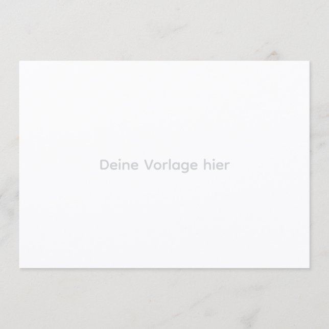 Einladungskarten selbst gestalten (Vorderseite)