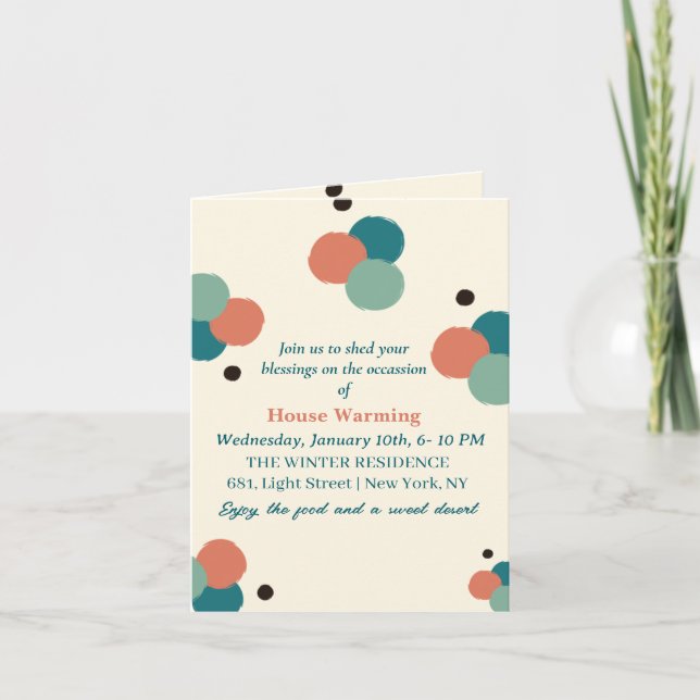 Einladungspostkarte Einladung (Vorderseite)