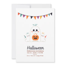 EinladungSüßer Geist Halloween-Einladung 2026